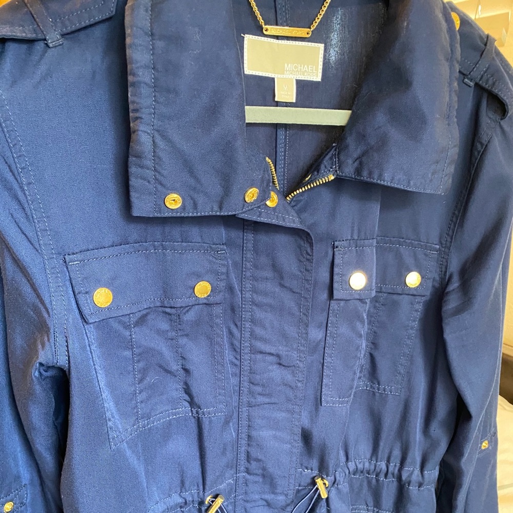 Michaek kors blue jacket/coat!